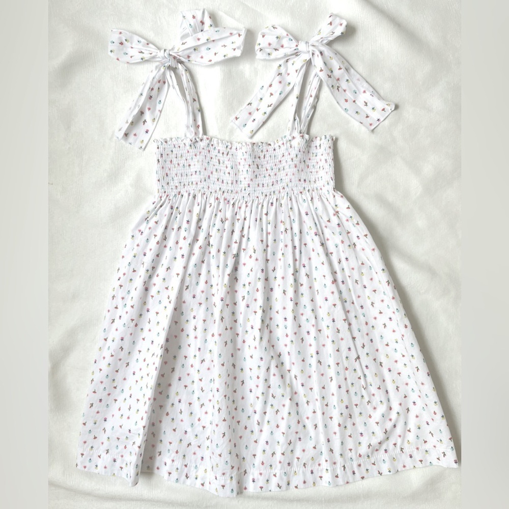 Sal And Pimenta Girls 100% Cotton Summer Dress 6 EUC